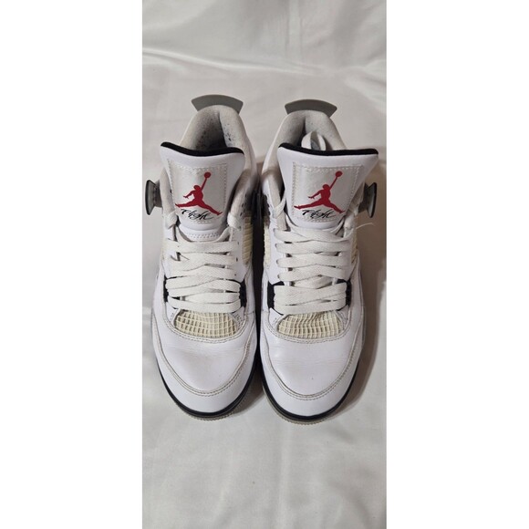 Air Jordan 4 Retro OG White Cement 2015  Size 8 Pre Owned 840606-192 In Box Tag main image 14